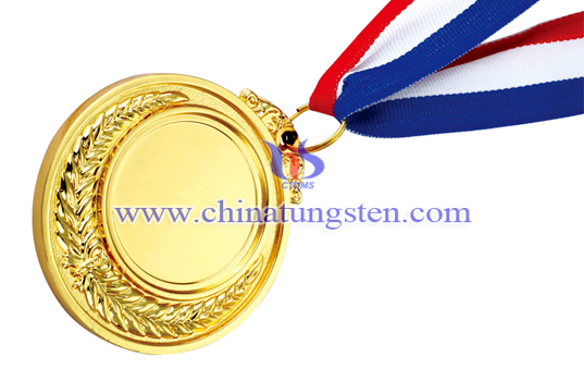 tungsten gold medal for hero
