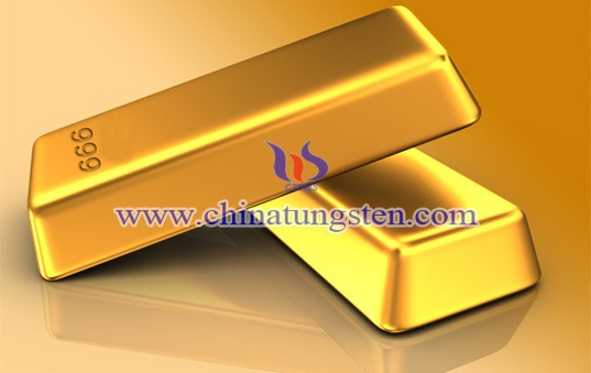 tungsten gold plated bar for family