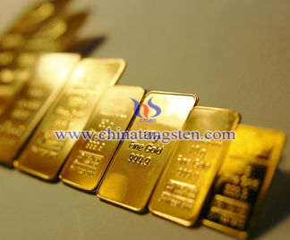 tungsten gold plated bar for family