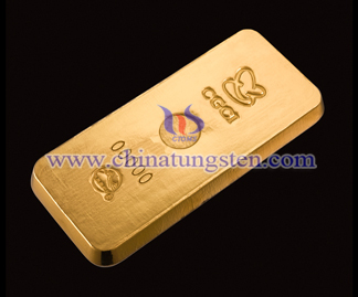 tungsten gold plated bar for real estate