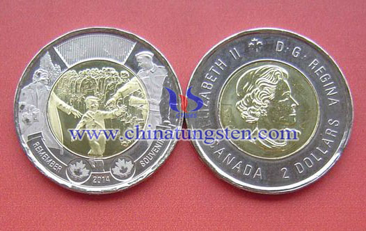 Вольфрам Позолоченные Монета для ветеранов День памяти